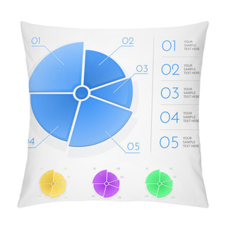 Personality  Infographic Elements. Vector Illustration  Pillow Covers