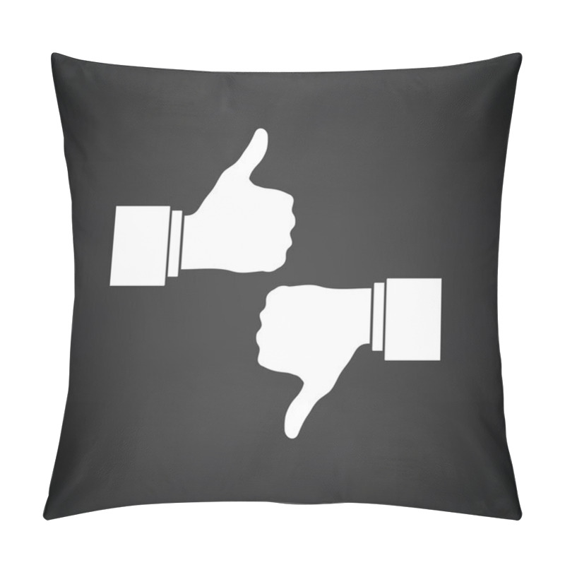 Personality  Like And Dislike Icon Pillow Covers