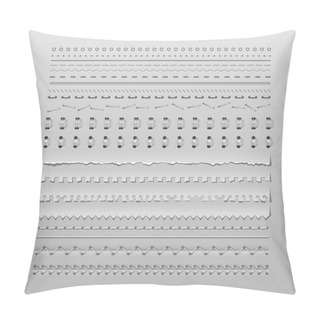 Personality  Stitches And Dividers Pillow Covers