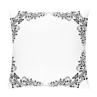 Personality  Floral Frame Pillow Covers