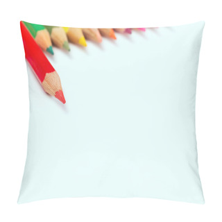 Personality  Pencils On White Pillow Covers