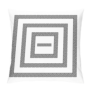 Personality  Ancient Seamless Square Greek  Frames Pillow Covers