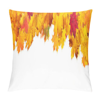 Personality  Autumn Abstract Background With Falling Leaves Pillow Covers