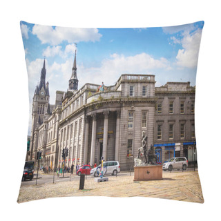 Personality  Aberdeen, Historic Architecture, Town House,  Scotland, Great Britain Pillow Covers