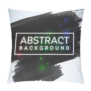 Personality  Abstract Painted Ink Stroke Background Pillow Covers