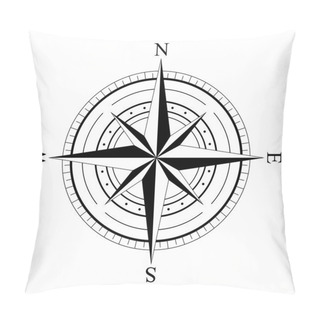 Personality  Wind Rose Compas Pillow Covers