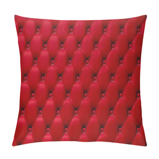 Personality  Buttoned On The Red Texture. Repeat Pattern Pillow Covers