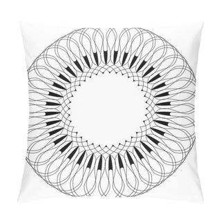 Personality  Geometric Circular Pattern Pillow Covers