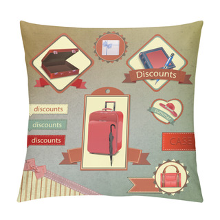 Personality  Set Of Labels Of Sales Pillow Covers