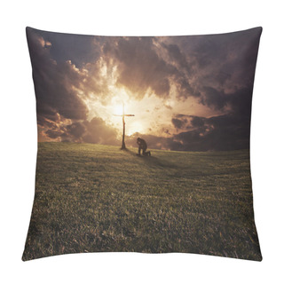 Personality  Sunset Kneeling Pillow Covers