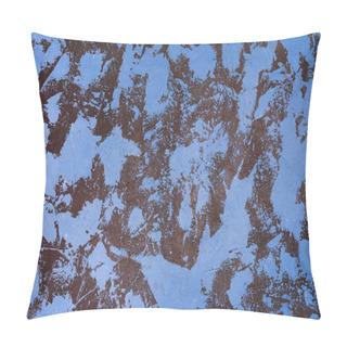 Personality  Abstract Background With Blue Paint Stains Pillow Covers