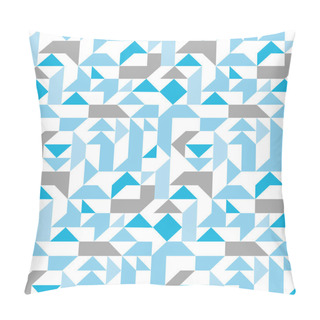Personality  Pastel Seamless Pattern With Geometric Figures, Infinite Neutral Pillow Covers