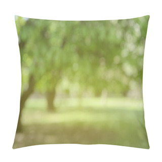 Personality  Blurred Nature Background Pillow Covers