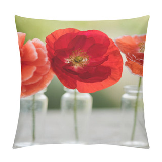 Personality  Tender Poppy Flowers Pillow Covers