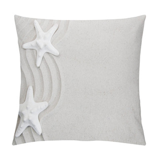 Personality  Seashells And Starfish Border Pillow Covers