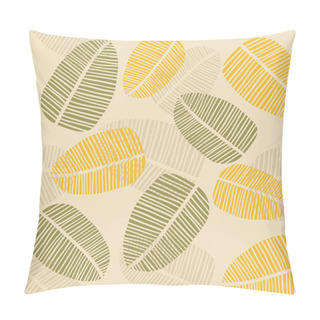 Personality  Pattern With Leafs Pillow Covers