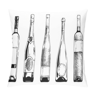 Personality  Wine Bottle Pillow Covers