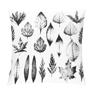Personality  Realistic Herbal Silhouettes Pillow Covers