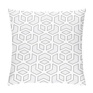 Personality  Seamless Geometric Minimal Graphic Design Cubes Pattern Pillow Covers