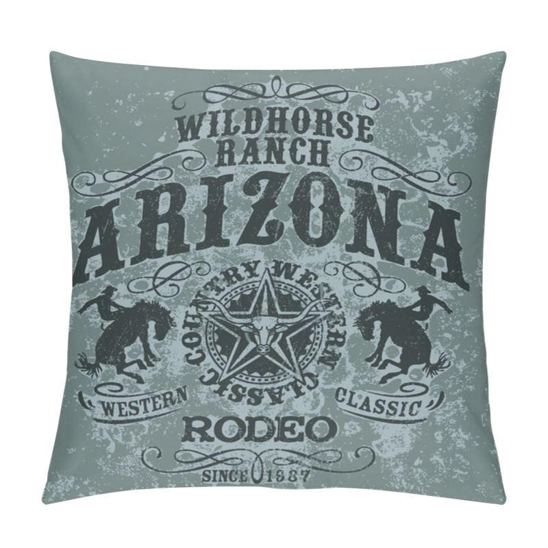 Personality  Arizona Wild Horse  Rodeo Pillow Covers