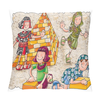 Personality  Piramide,egizia,bambini,ragazzi,egizi, Pillow Covers