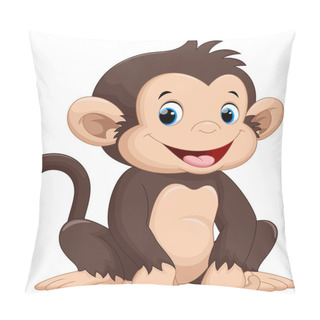 Personality  Cute Monkey Cartoon Pillow Covers