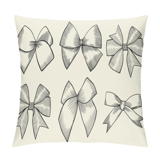 Personality  Vintage Ribbon Bows Pillow Covers