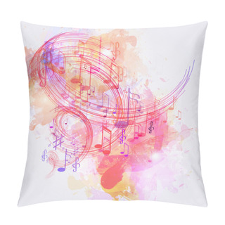 Personality  Music Grunge Background Pillow Covers
