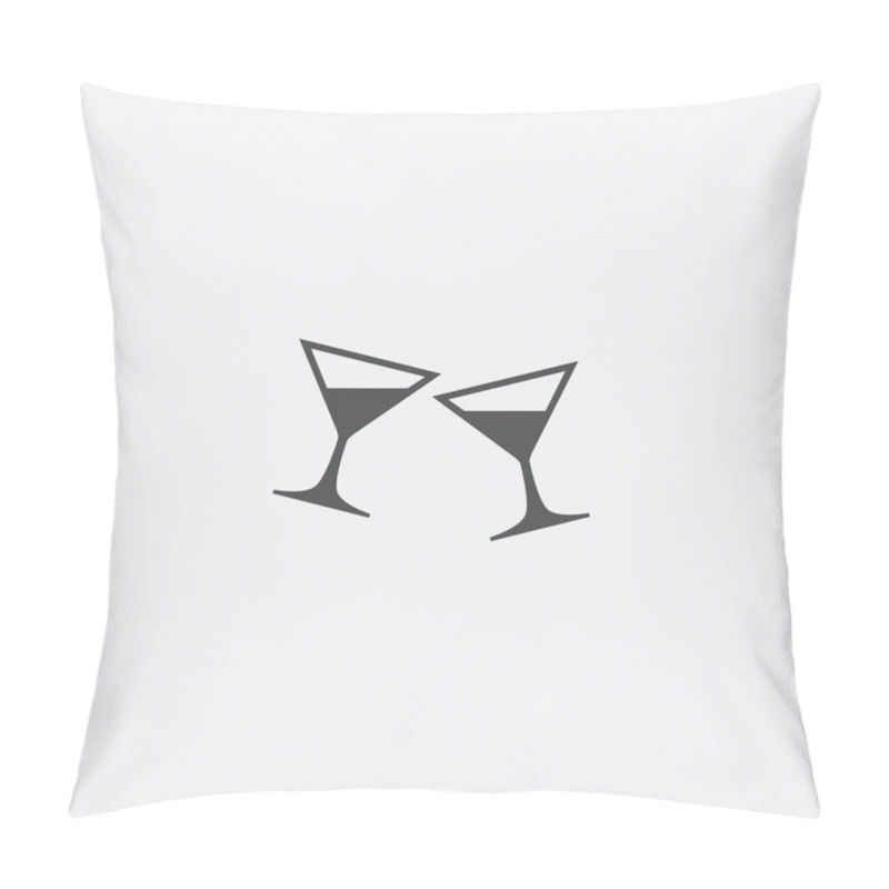 Personality  drink glasses icon pillow covers