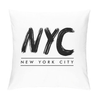Personality  New York City Lettering. NYC Pillow Covers
