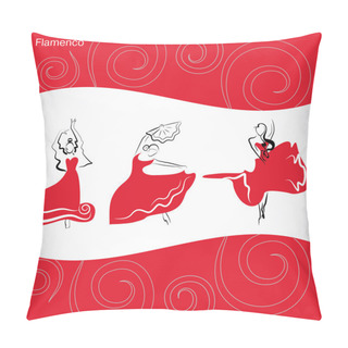 Personality  Girl Dancing Pillow Covers