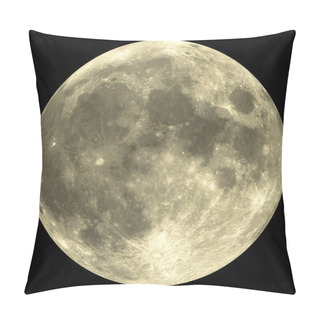 Personality  Full Moon - Yellow Pillow Covers