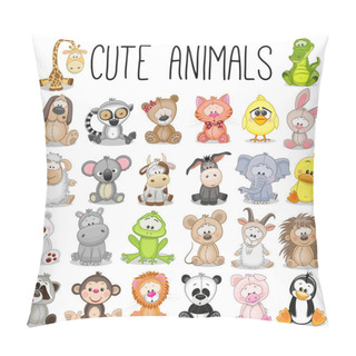 Personality  Set Of Cute Animals Pillow Covers