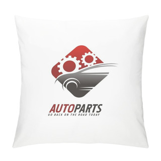 Personality  Auto Parts Logo Design Concept Pillow Covers
