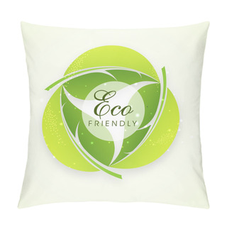 Personality  Stylish Text For Eco Friendly. Pillow Covers