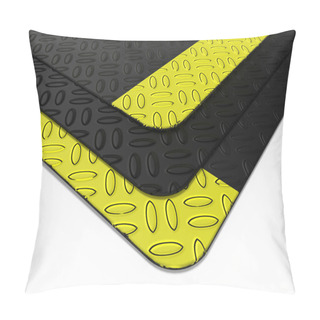 Personality  Rubber Floor Mat Pillow Covers