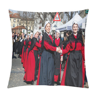 Personality  Historical Carnival Pared Of Borgo Dora, Turin (Italy) Pillow Covers