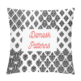 Personality  Damask Seamless Patterns With Floral Motif Pillow Covers