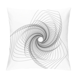 Personality  Abstract Spiral Rainbow Design Element On White Background Of Twist Lines. Vector Illustration Eps 10 Golden Ratio Traditional Proportions Vector Icon Fibonacci Spiral. For Elegant Business Card Pillow Covers