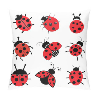 Personality  Ladybugs Pillow Covers
