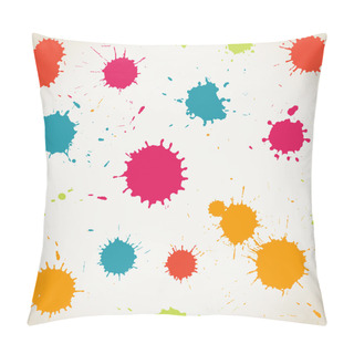 Personality  Spray Paint Watercolor Seamless Pattern.Copy Square To The Side And You'll Get Seamlessly Tiling Pattern Which Gives The Resulting Image Ability To Be Repeated Or Tiled Without Visible Seams. Pillow Covers