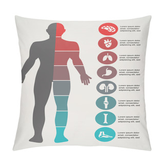 Personality  Medical And Healthcare Background Pillow Covers