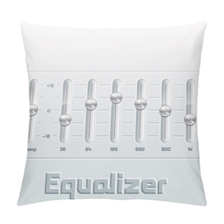 Personality  Music Equalizer With Mixing Console. Pillow Covers