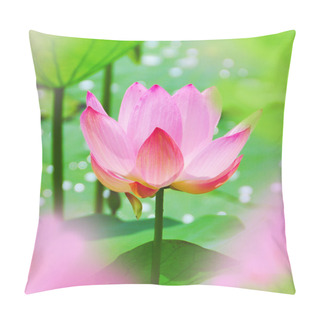 Personality  Pink Lotus Pillow Covers