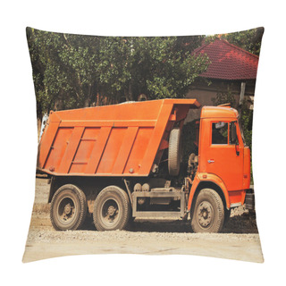 Personality  Roadwork Truck Pillow Covers