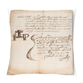 Personality  Old Manuscript Pillow Covers