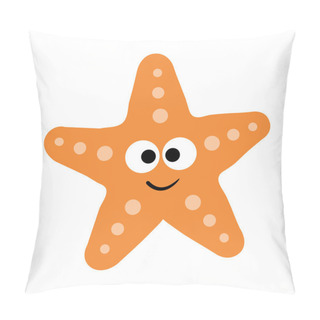 Personality  Beach Starfish Sea Life Vector Icon Pillow Covers