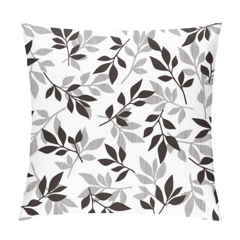 Personality  Illustration pattern of a leaf designed simply, pillow covers