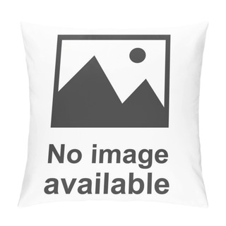 Personality  No Image Available Icon. Flat Vector Pillow Covers