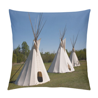 Personality  Indian Teepees Pillow Covers